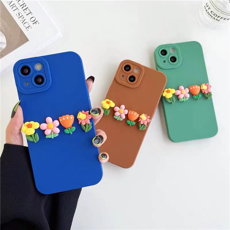 Ốp Điện Thoại 3D Cho OPPO A7 A5S A12 A15 A15S A35 A16 A72 A32 A52 A92 A31 A32 A53 A11K A53 A9X F17 A54 4G F11 A9 Realme 5 5i C3 C3i C15 C25 C15 C25