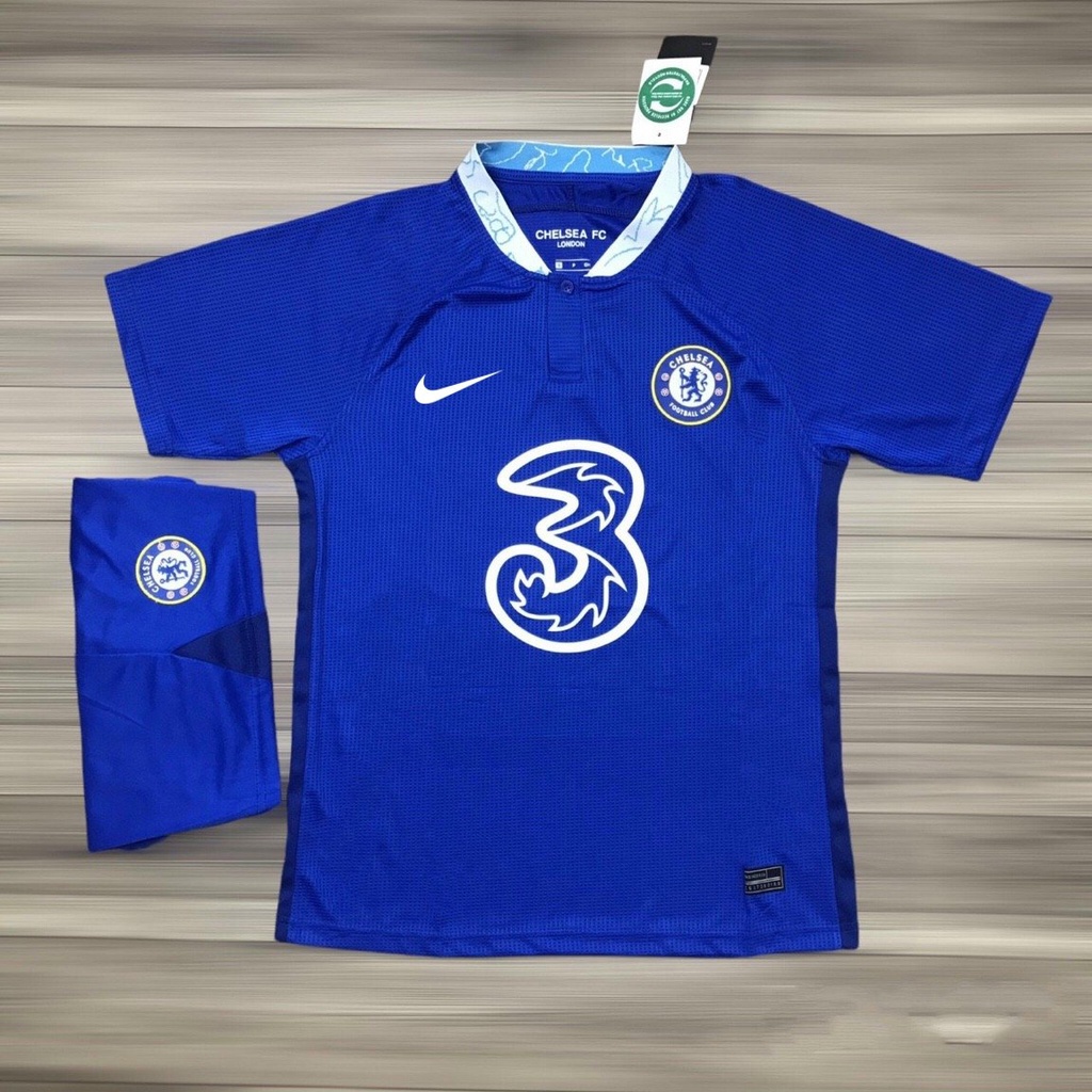 Áo bóng đá - Áo Đá Banh Câu Lạc Bộ Chelsea -Sân Nhà 2022 - Chất Polyeste thái cao cấp
