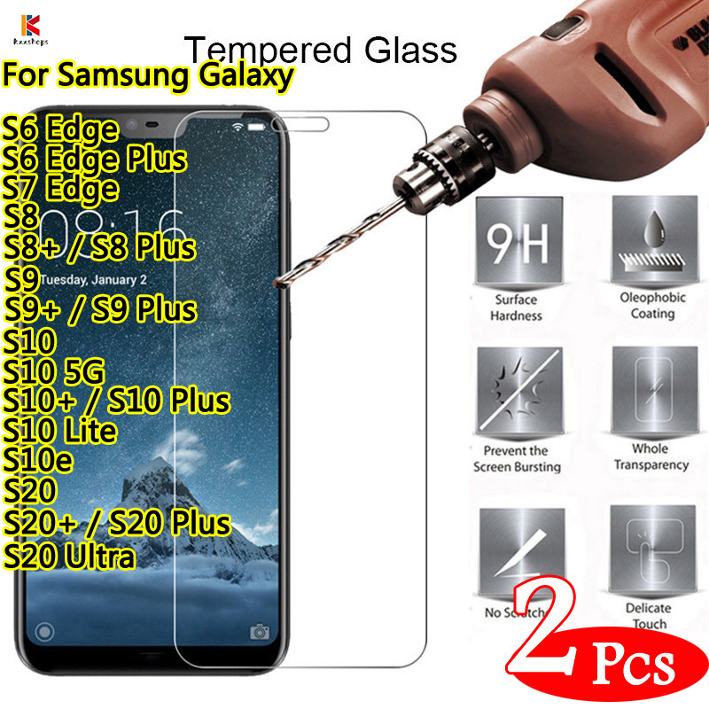 Kính Cường Lực Chống Ánh Sáng Xanh Cho Samsung Galaxy S6 Edge Plus / S7 Edge / S8 S9 S10 S20 Plus / S10 5g / S10 Lite / S10E / S20