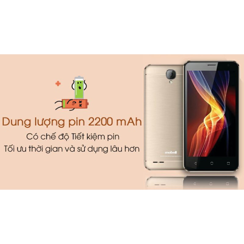 Diện thoại Mobell S41 2 sim Chính hãng - Bảo hành 24 Tháng