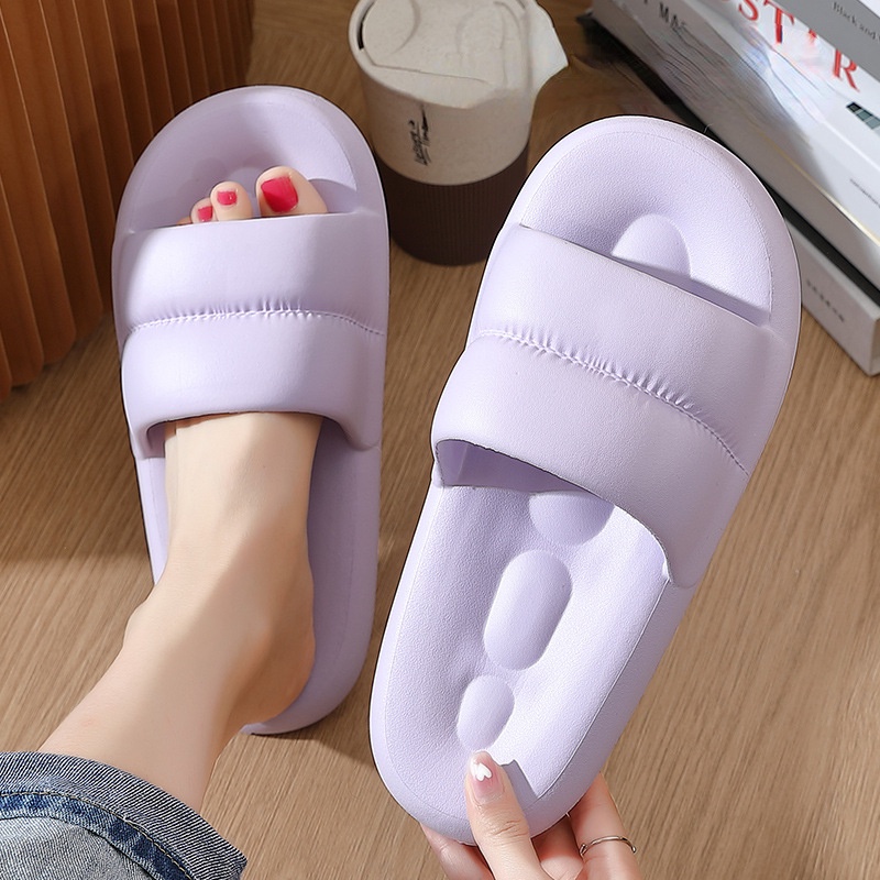 Dép Quai Ngang Đế Dày Chống Trượt Thời Trang Mùa Hè Cho Nữ