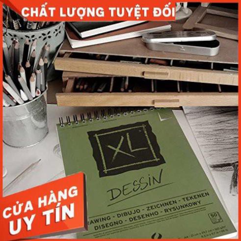 Giấy vẽ chì, màu chì Canson XL Dessin 40 tờ 160gsm - giấy Canson chất lượng cao