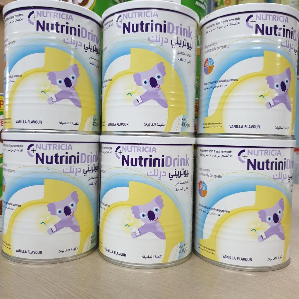 Combo 3 Lon Sữa bột NutriniDrink nhập khẩu nguyên lon từ Đức 400g DATE 2021