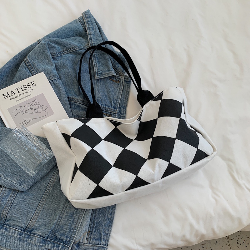 Túi xách canvas sức chứa lớn mẫu mới mùa hè phong cách phương Tây 2021