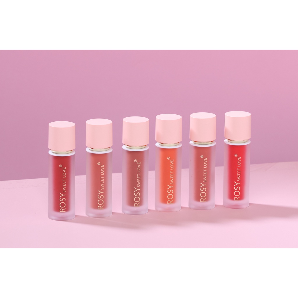 [Chính hãng] son rosy luxury velvet lips combo son dưỡng môi rosy sweet love tự chọn màu son