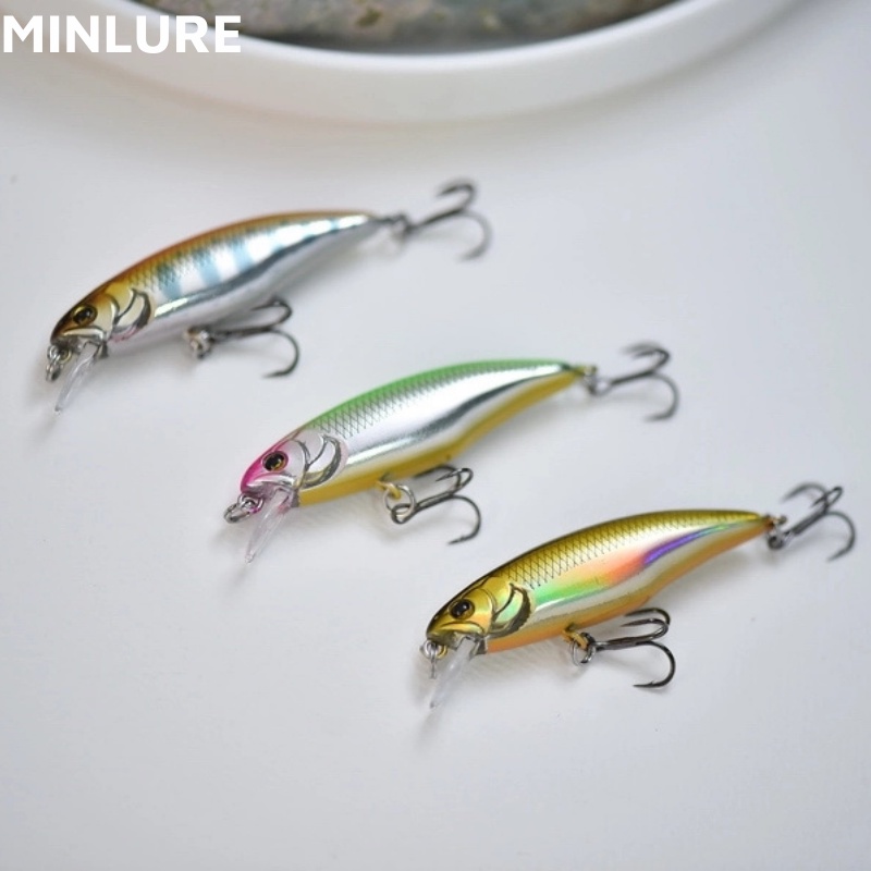 Mồi giả câu lure cá chày suối X52 52mm, 4.8gr mồi câu lure cá mương suối
