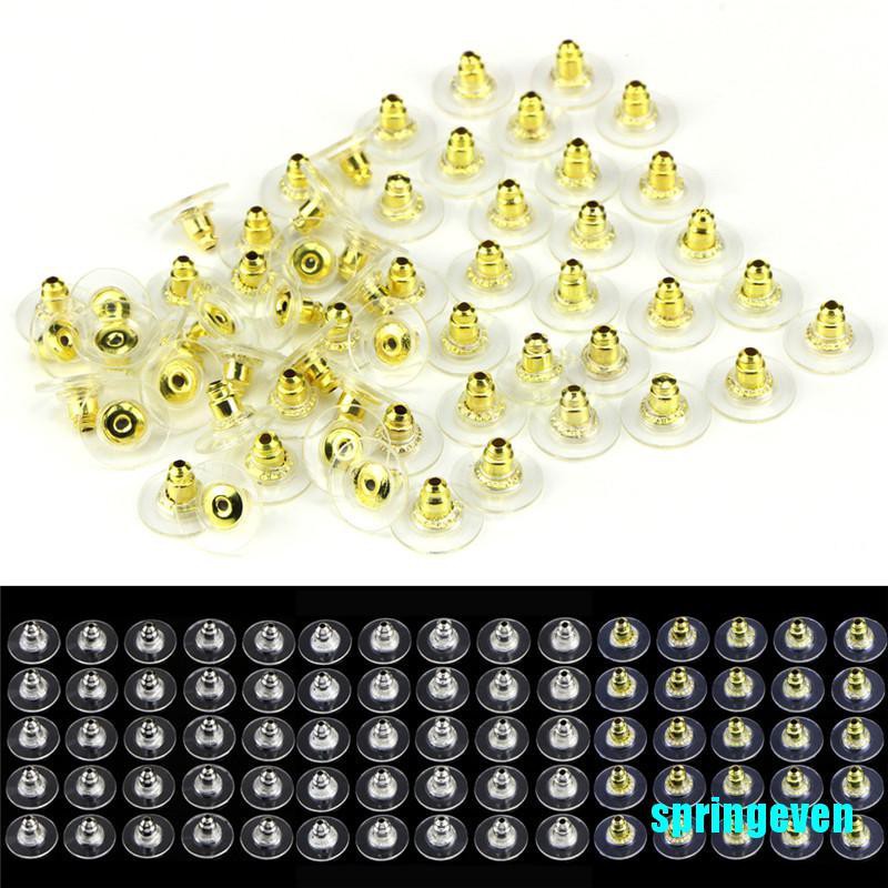 Bộ 60 Cái Khuyên Tai Mạ Vàng / Bạc Thiết Kế Độc Đáo Thời Trang