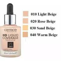 Kem Nền CATRICE HD LIQUID COVERAGE FOUNDATION Tone 010 Và 020