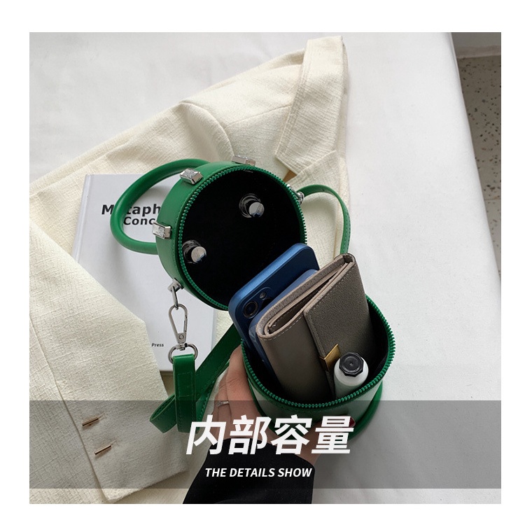 Túi Xách JASMIN NOIR Bucket Da PU Đính Đinh Tán Thời Trang Cá Tính Cho Nữ