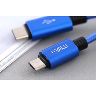 Cáp 2 đầu Type-C Micro 1 m e.VALU Spanker B