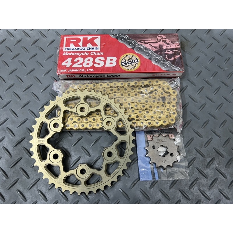 Nhông sên dĩa RK dĩa nhôm 7075 Raider, Ex150, Sonic, Winner