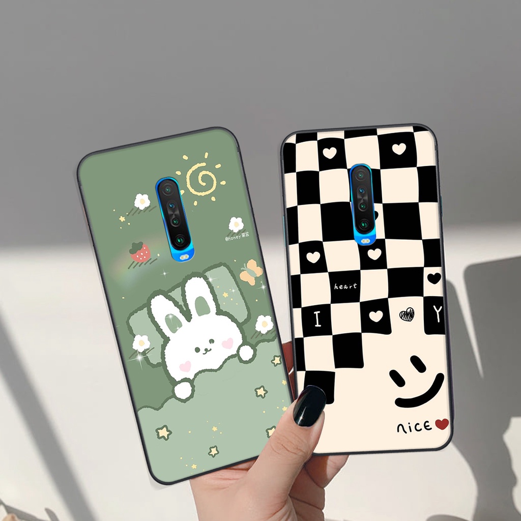 Ốp lưng Xiaomi REDMI K30 in hình Gấu nâu - hồng, Gấu Be@rick  cực CUTE, DỄ THƯƠNG