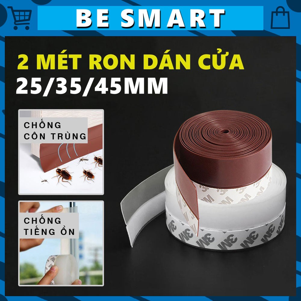 2 Mét Ron Dán Che Chân Cửa, Khe Cửa Chống Bụi, Chống Côn Trùng An Toàn, Tiện Lợi 25 35 45mm