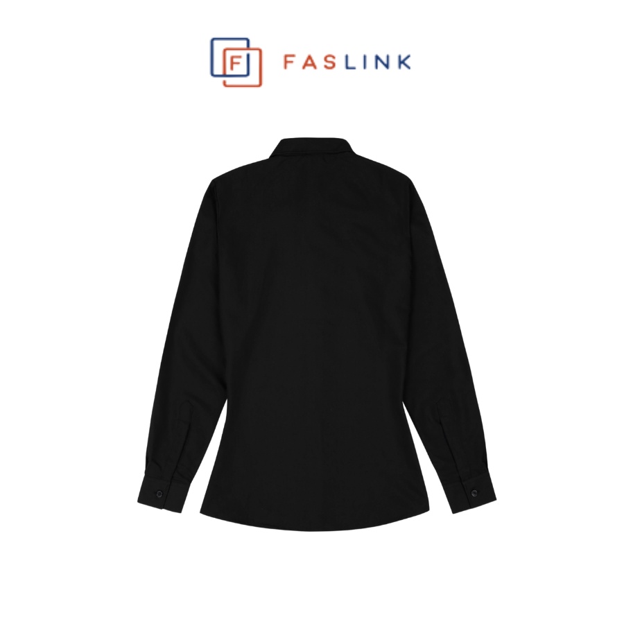 Áo Sơ Mi Nữ Basic vải modal siêu mát Faslink - Màu Đen