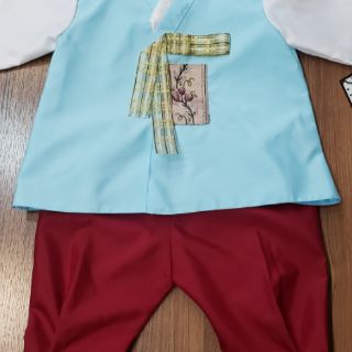 bộ hanbok bé trai