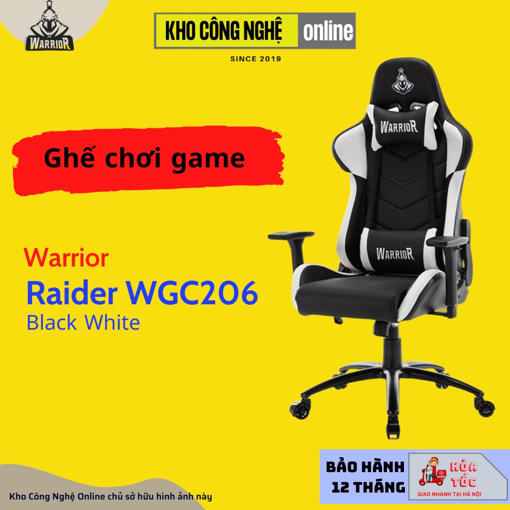 Ghế game Warrior Raider Series WGC206 – (Bảo hành chính hãng 12 tháng)