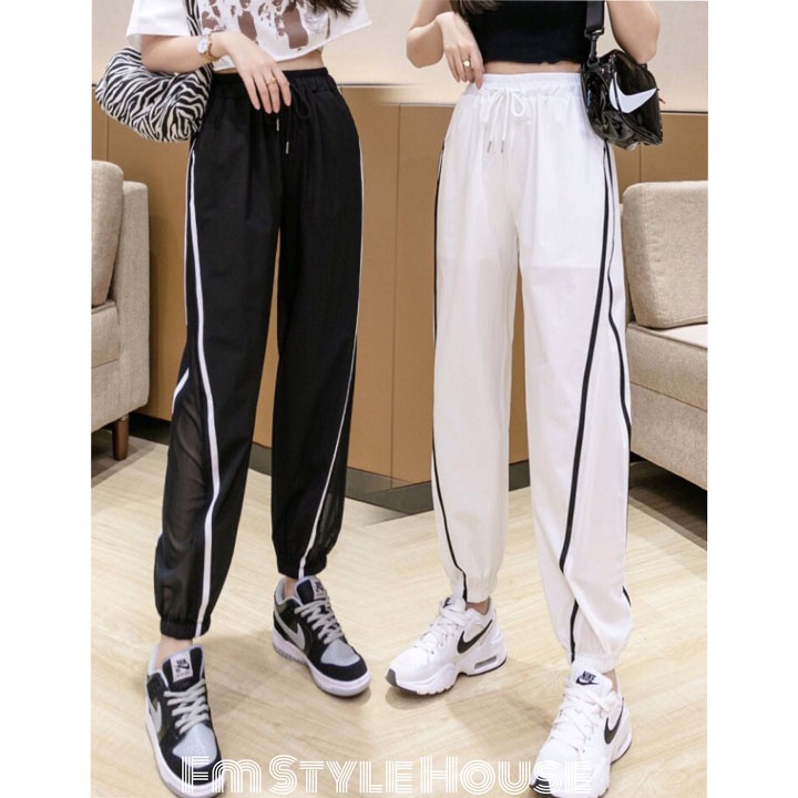 Quần jogger đũi nữ FMStyle ống chun cá tính lưng thun dễ phối đồ phong cách ullzang thể thao 210913150 | BigBuy360 - bigbuy360.vn