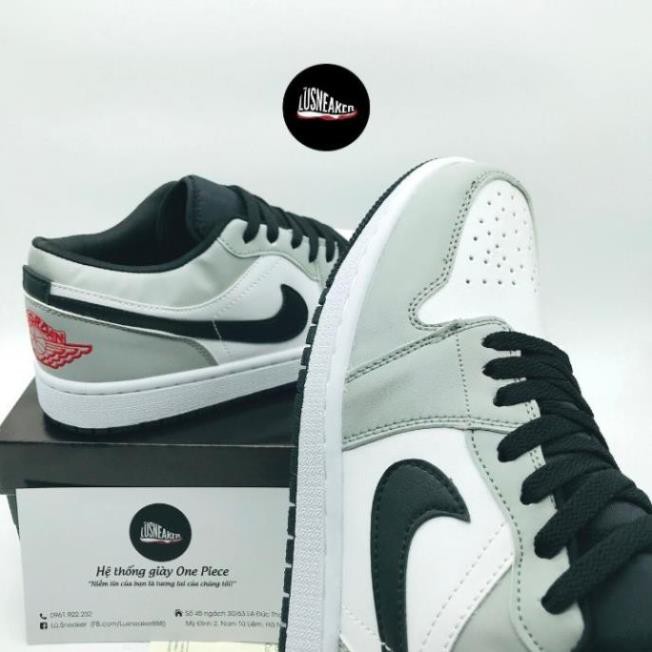 [Mã FAGREEN245 giảm tới 30K đơn 99K] Giày JD1 Xám 🔥ZÉP 11🔥 Jordan low smoker đủ size nam nữ 36-43/ LUSTORE | BigBuy360 - bigbuy360.vn