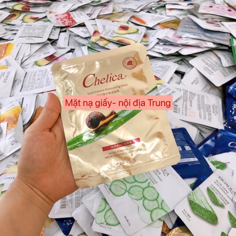 [Sẵn ] Mặt Nạ Giấy- hàng nội địa Trung( mẫu ngẫu nhiên)