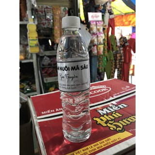 Dấm (Giấm) nuôi nguyên chất gia truyền nhà làm (má Sáu) chai 450ml