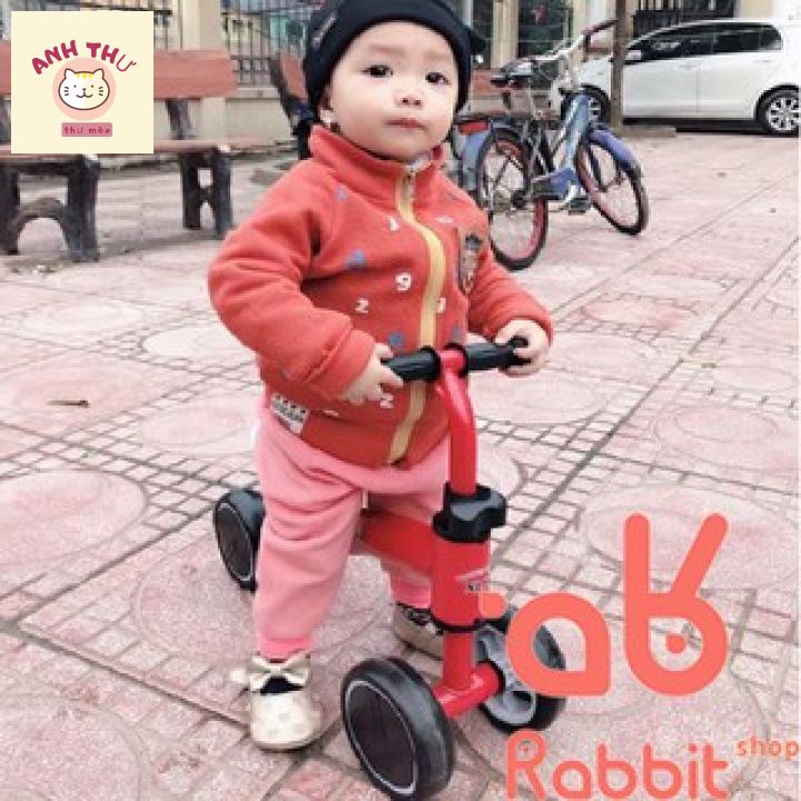 Xe chòi chân, xe thăng bằng 4 bánh cho bé 1-3 tuổi - .