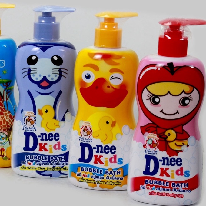 Sữa tắm gội cho bé Dnee Kid Thái Lan 400 ml (sữa tắm trẻ em Dnee hình thú)