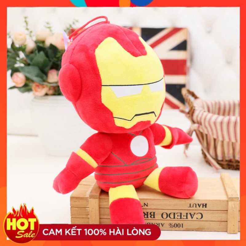 Gấu Bông Siêu Anh Hùng Người Sắt Iron man dễ thương cho bé  hàng cao cấp chất lượng cao