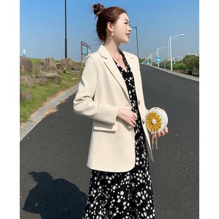 Áo blazer dày dặn đứng form hàn quốc