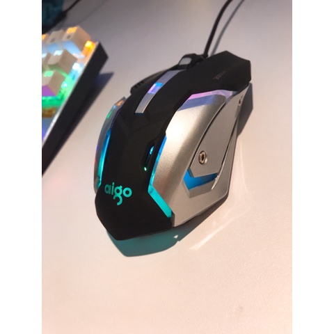 Chuột gaming aigo Q60 3200DPI LED RGB