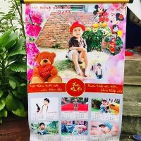 Lịch lụa in hình size cực đại (50x75)