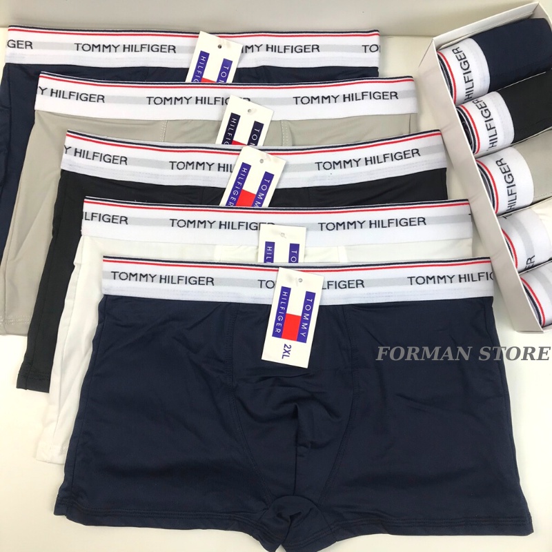 Hộp 5 Quần Lót Nam Boxer Thun Lạnh , Quần Sịp Đùi Nam Thoáng Mát Thấm Hút Mồ Hôi - FORMAN STORE