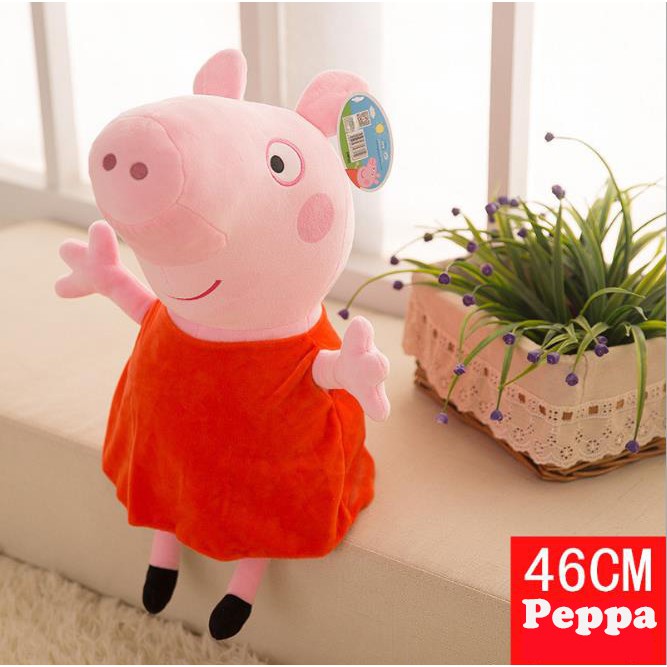 Thú bông peppa pig bông mịn chính hãng nhiều kích cỡ