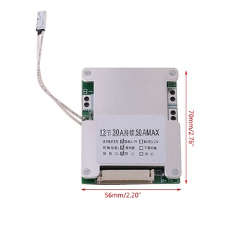 Mạch cân bằng pin lithium wer bms 13s 48v 50a 18650 li-ion
