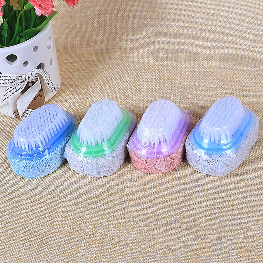 [Hàng mới về] Bàn Chải Chà Chân Hai Mặt Hỗ Trợ Tẩy Tế Bào Chết Chăm Sóc Bàn Chân Hiệu Quả