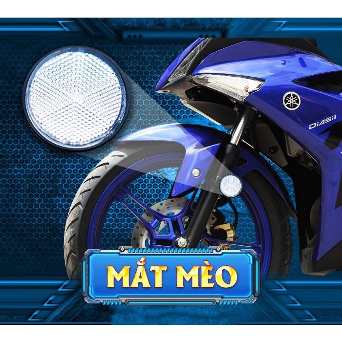 Mắt Mèo Phản Quang Xe Máy - Hàng Chính Hãng ZHI.PAT Nhựa Kỹ Thuật Bảo Hành 2 Năm
