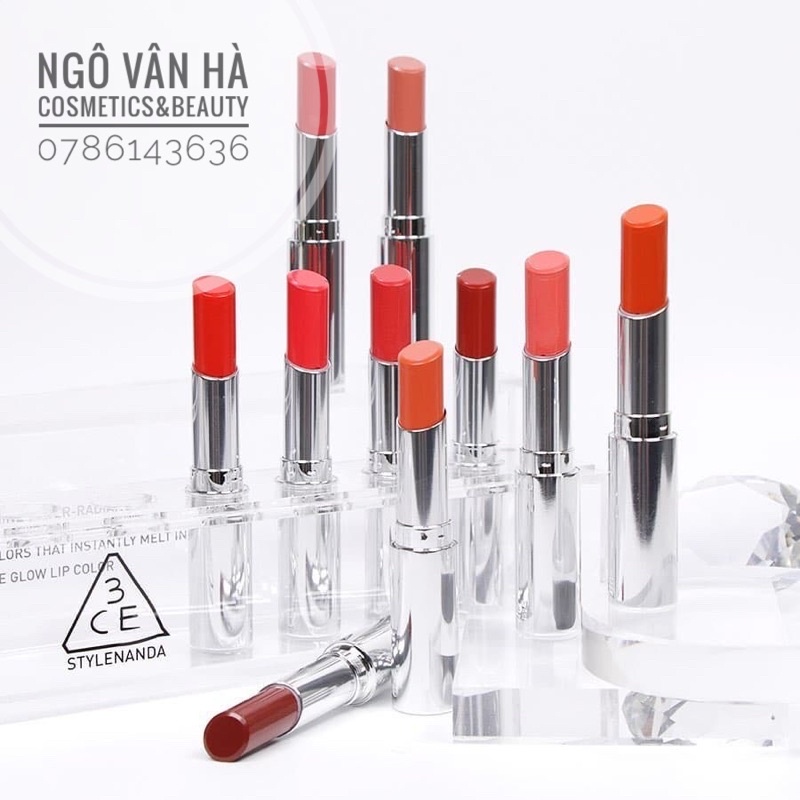 Son 3CE dưỡng có màu Glow Lip Color