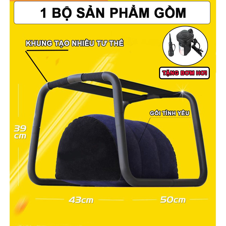 Ghế Tình Yêu⭐Che Tên Sản Phẩm Gối tình yêu, Ghế yêu Bơm Hơi CAO CẤP SIÊU BỀN TOUGHAGE NÂNG CAO CẢM XÚC TÌNH YÊU