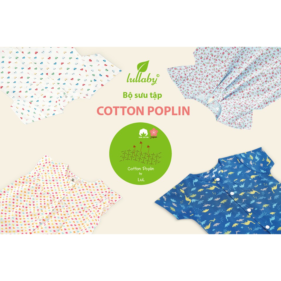 Bộ quần áo cộc tay bé trai Lullaby Poplin Summer 2020
