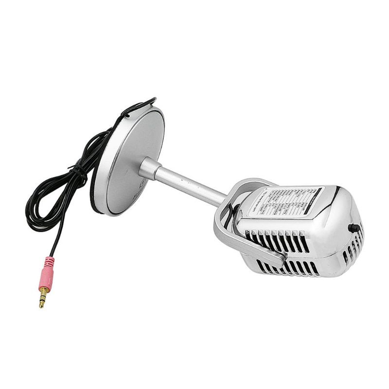 Micro thu âm chuyên nghiệp thiết kế cổ điển kèm giá đỡ chống sốc