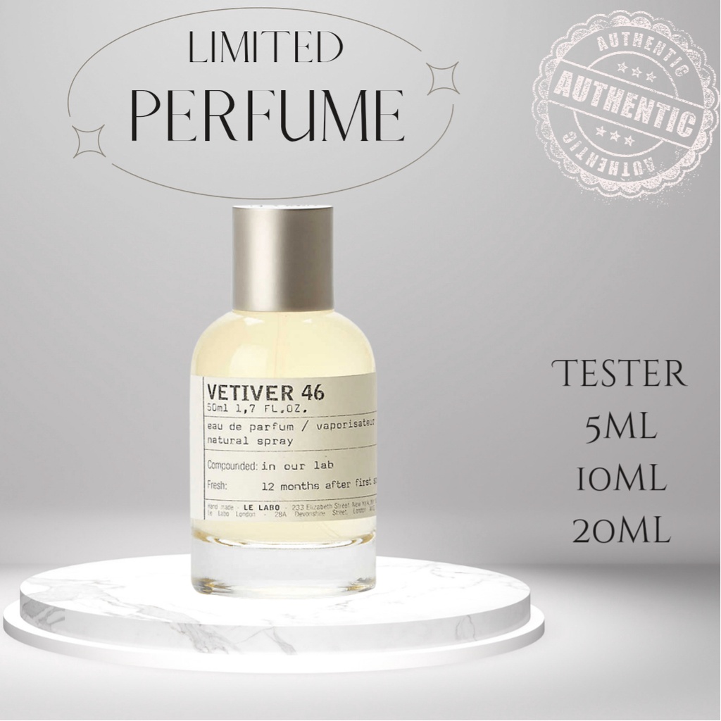 Nước hoa dùng thử Le Labo Vetiver 46  🅻🅸🅼🅸🆃🅴🅳