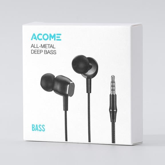 Tai Nghe Nhét Tai ACOME AW03 Jack cắm 3.5mm - Âm Thanh Sắc Nét - Âm Bass Mạnh Mẽ - HÀNG CHÍNH HÃNG