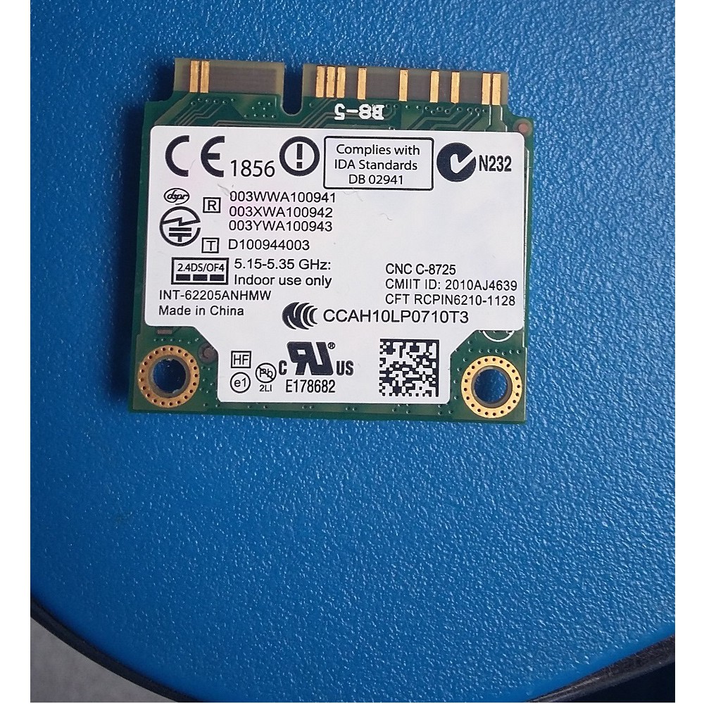 Card WiFi Intel Centrino Advanced-N 6205