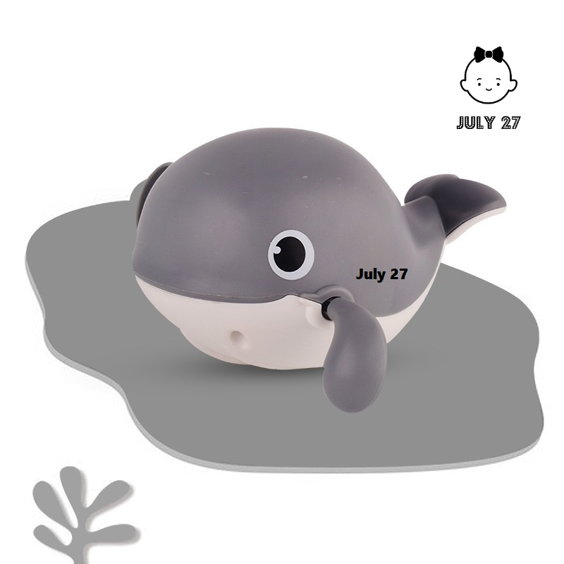Cá Heo Bơi Lội, Đồ Chơi Thả Bồn Tắm, Cá Heo Bơi Vặn Cót Dễ Thương Cho Bé Yêu  - July 27