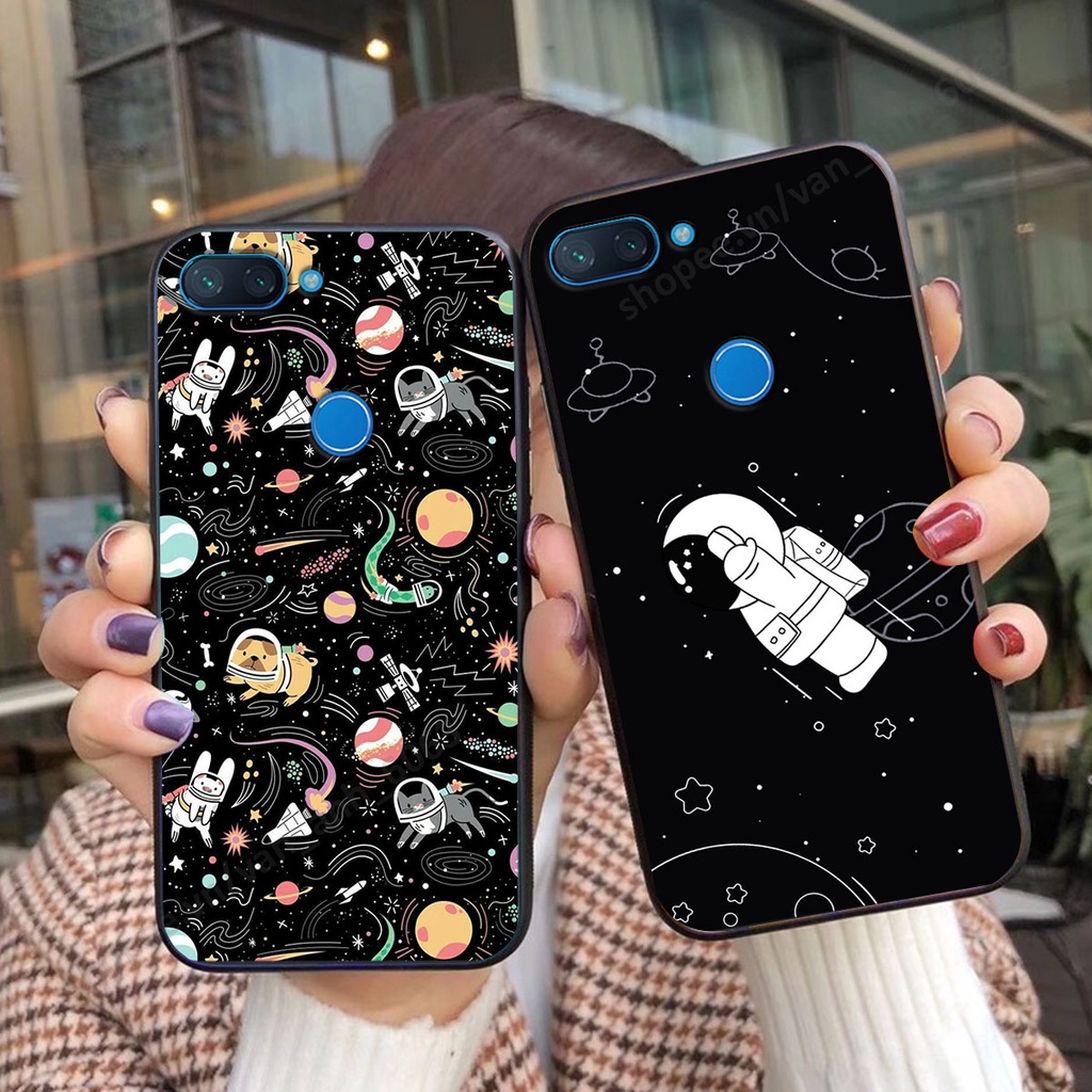 Ốp Xiaomi Mi 8 SE / Mi 8 Lite hình bầu trời, phi hành gia đẹp, ốp lưng điện thoại xiaomi viền dẻo cao cấp