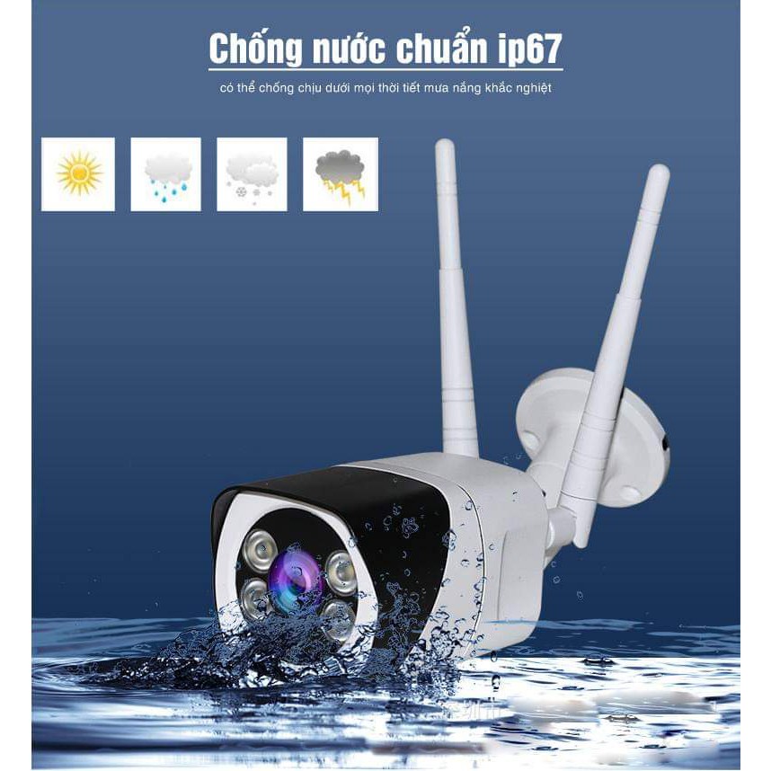 CAMERA NGOÀI TRỜI YOOSEE 2.0 9104A FULL HD 1080P | TẶNG KÈM THẺ NHỚ NETAC 32GB HOẶC LOA BLUETOOTH MINI | WebRaoVat - webraovat.net.vn