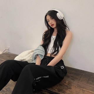Quần dài ống rộng thêu REGODS form rộng unisex nam nữ lưng chun - SweatPants ss2