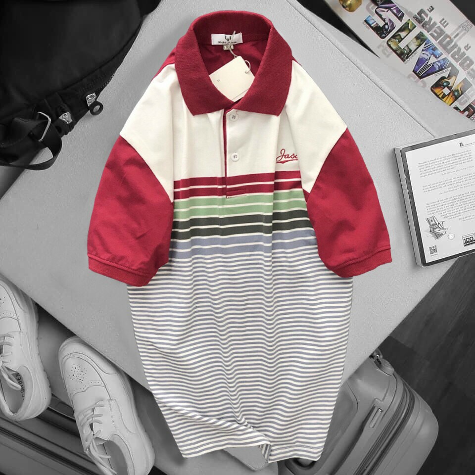 Áo Polo Nam Trung Niên Dành Tặng Ba ,thun phối cao cấp from chuẩn, thiết kế phong cách sang trọng | BigBuy360 - bigbuy360.vn