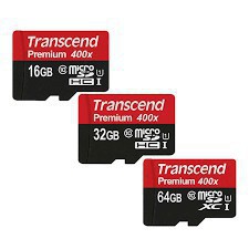 Thẻ Nhớ 32GB MicroSD Premium 400x Transcend