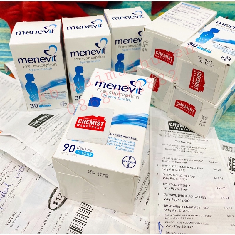 Viên Uống Tăng Chất Lượng Tinh Trùng Menevit