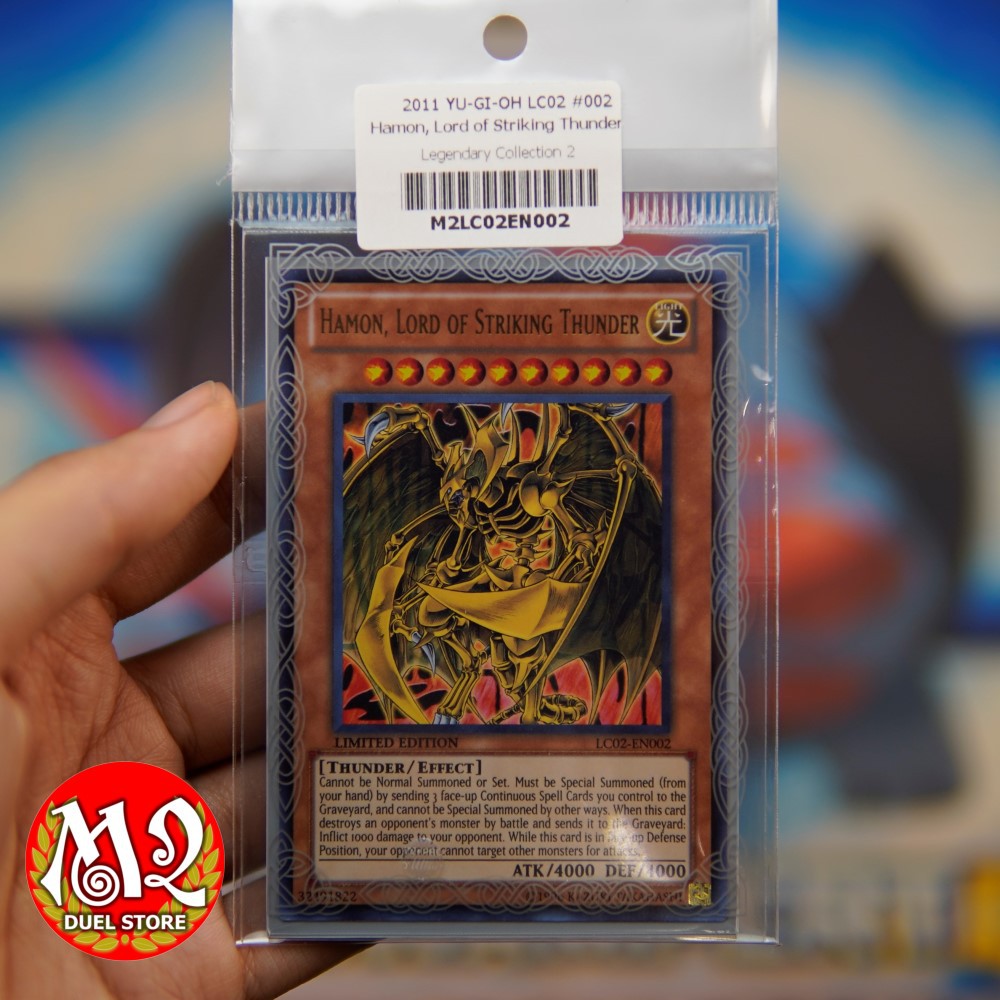 Thẻ bài yugioh Chúa tể Thần của Sấm Sét Hamon Lord of Striking Thunder- Ultra Rare - M2SCCQ-LITE